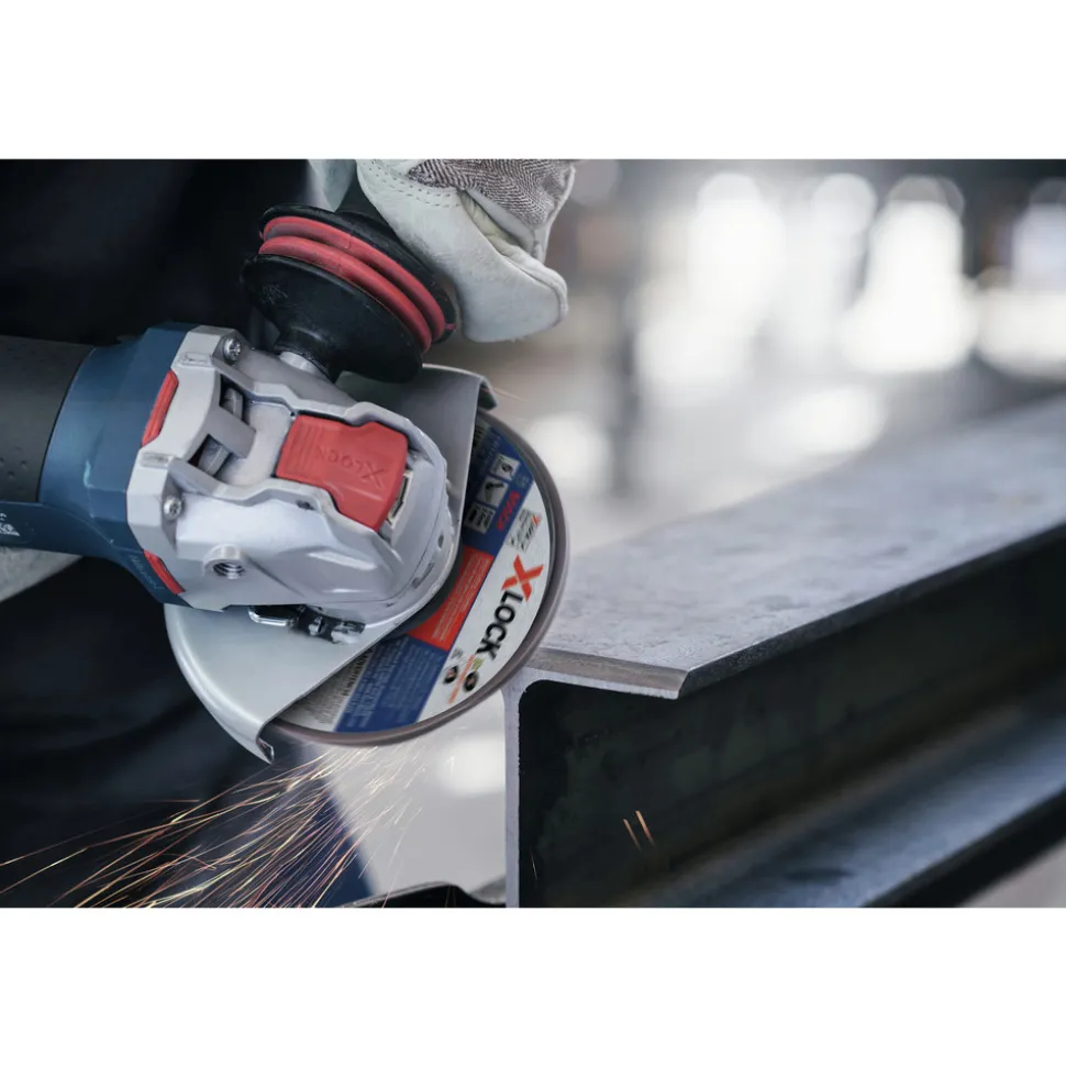 Factory Reconditioned Bosch 120V 10 Amp X-LOCK Ergonomic 4-1/2 in. Corded Angle Grinder