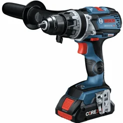 Factory Reconditioned Bosch 18V Brushless Lithium-Ion 1/4 in. and 1/2 in. Cordless Bit/Socket Impact Driver/Wrench and Hammer Drill Driver Combo Kit with 2 Batteries (4 Ah)