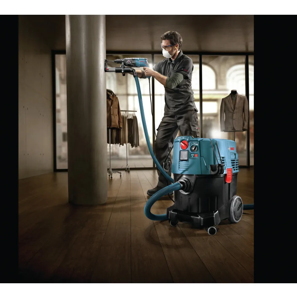 Factory Reconditioned Bosch 9-Gallon Dust Extractor with Auto Filter Clean and HEPA Filter