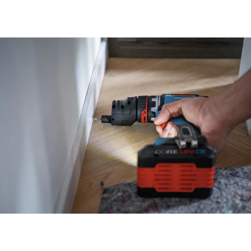 Factory Reconditioned Bosch 18V Brushless Lithium-Ion Cordless 5-In-1 Flexiclick System Drill Driver with 2 Batteries (4 Ah)