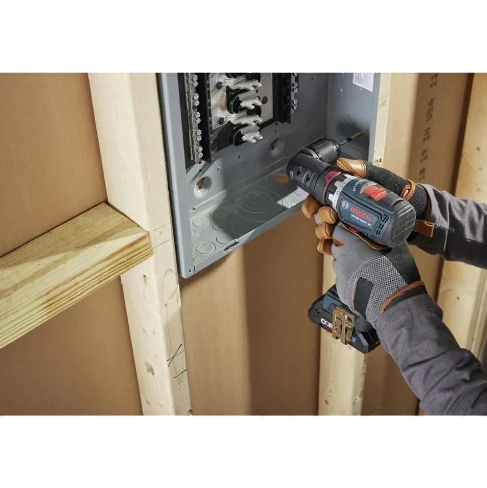 Factory Reconditioned Bosch 18V Brushless Lithium-Ion Cordless 5-In-1 Flexiclick System Drill Driver with 2 Batteries (4 Ah)