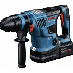 Factory Reconditioned Bosch 18V Brushless Lithium-Ion 1-1/4 in. Cordless PROFACTOR SDS-Plus Bulldog Rotary Hammer Kit with 2 Batteries (8 Ah)