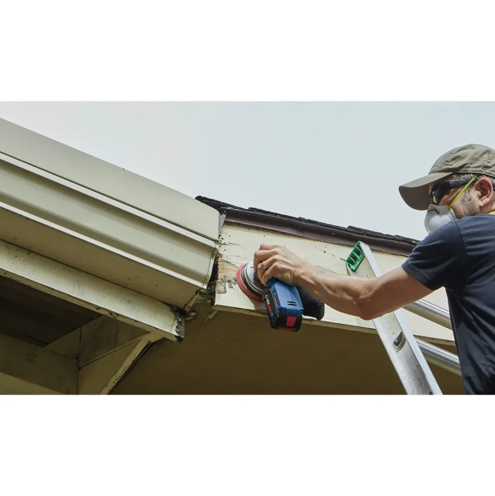 Factory Reconditioned Bosch 18V Brushless 5 in. Cordless Random Orbit Sander Kit (4 Ah)