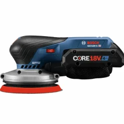 Factory Reconditioned Bosch 18V Brushless 5 in. Cordless Random Orbit Sander Kit (4 Ah)