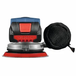 Factory Reconditioned Bosch 18V Brushless 5 in. Cordless Random Orbit Sander Kit (4 Ah)