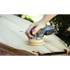 Factory Reconditioned Bosch 18V Brushless 5 in. Cordless Random Orbit Sander Kit (4 Ah)