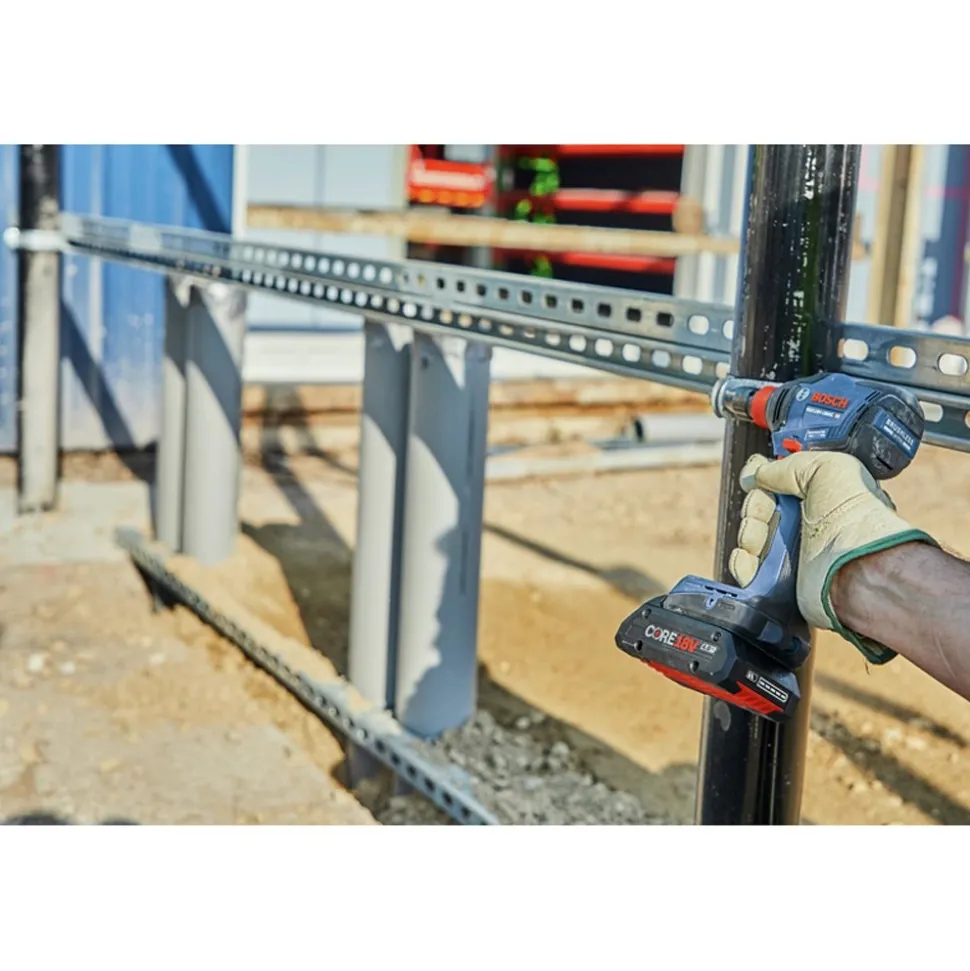 Factory Reconditioned Bosch 18V Brushless Lithium-Ion 1/2 in. Cordless Hammer Drill Driver and Bit/Socket Impact Driver/Wrench Combo Kit with 2 Batteries (8 Ah/4 Ah)