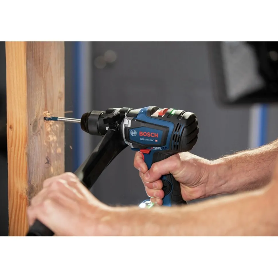 Factory Reconditioned Bosch 18V Brushless Lithium-Ion 1/2 in. Cordless Hammer Drill Driver and Bit/Socket Impact Driver/Wrench Combo Kit with 2 Batteries (8 Ah/4 Ah)