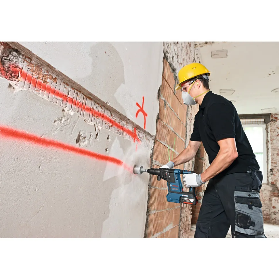 Factory Reconditioned Bosch 18V Lithium-Ion EC Brushless SDS-Plus Bulldog 3/4 in. Cordless Rotary Hammer Drill (Tool Only)