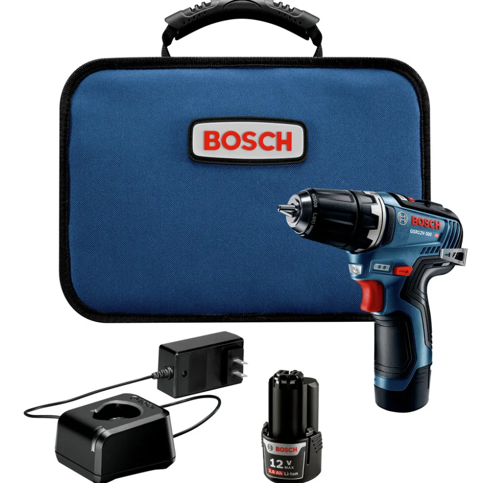 Factory Reconditioned Bosch 12V Max EC Brushless Lithium-Ion 3/8 in. Cordless Drill Driver Kit (2 Ah)