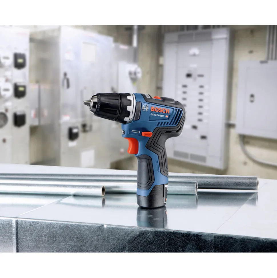 Factory Reconditioned Bosch 12V Max EC Brushless Lithium-Ion 3/8 in. Cordless Drill Driver Kit (2 Ah)