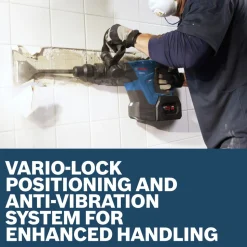 Factory Reconditioned Bosch 18V Brushless SDS-max Cordless Demolition Hammer Kit (12 Ah)