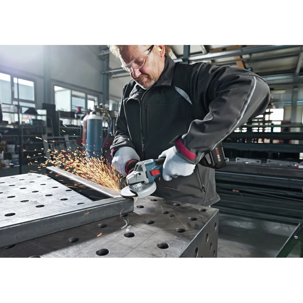 Factory Reconditioned Bosch 18V EC/ 4-1/2 in. Brushless Connected-Ready Angle Grinder (Tool Only)