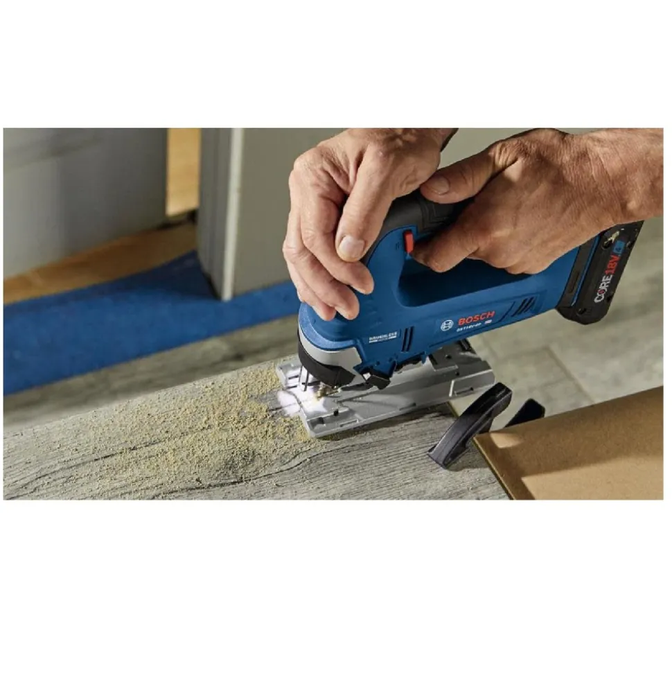 Factory Reconditioned Bosch 18V Brushless Lithium-Ion Cordless Top-Handle Jig Saw (Tool Only)