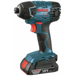 Factory Reconditioned Bosch 18V Lithium-Ion 1/4 in. Impact Driver with SlimPack Batteries
