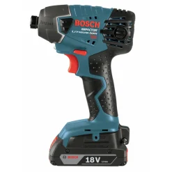 Factory Reconditioned Bosch 18V Lithium-Ion 1/4 in. Impact Driver with SlimPack Batteries