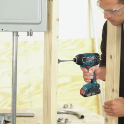 Factory Reconditioned Bosch 18V Lithium-Ion 1/4 in. Impact Driver with SlimPack Batteries