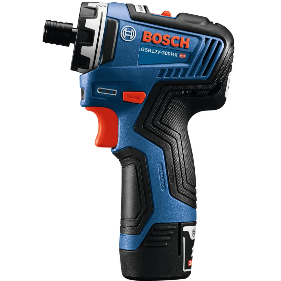 Factory Reconditioned Bosch 12V Max Brushless Lithium-Ion 1/4 in. Cordless Hex Two-Speed Screwdriver Kit with 2 Batteries (2.0 Ah)