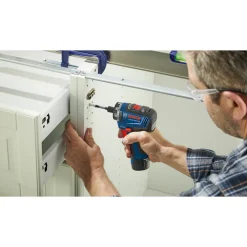 Factory Reconditioned Bosch 12V Max Brushless Lithium-Ion 1/4 in. Cordless Hex Two-Speed Screwdriver Kit with 2 Batteries (2.0 Ah)