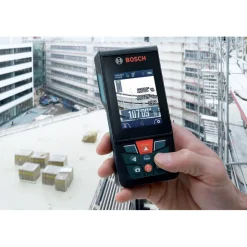 Factory Reconditioned Bosch BLAZE Outdoor 400 ft. Connected Lithium-Ion Laser Measure with Camera