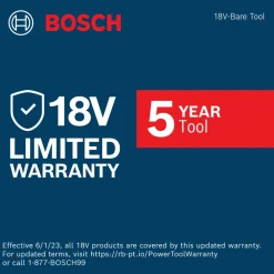 Factory Reconditioned Bosch 18V Brushless Lithium-Ion Blade-Left 6-1/2 in. Cordless Circular Saw (Tool Only)