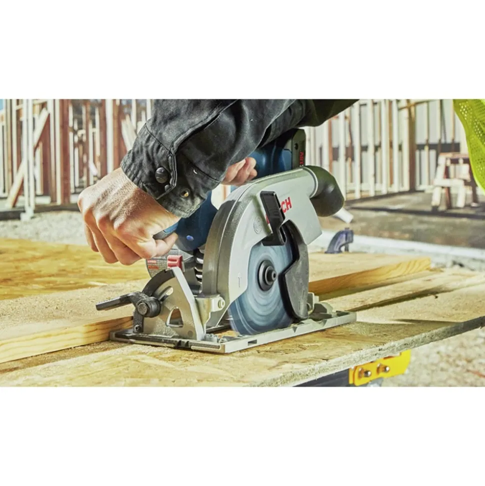 Factory Reconditioned Bosch 18V Brushless Lithium-Ion Blade-Left 6-1/2 in. Cordless Circular Saw (Tool Only)