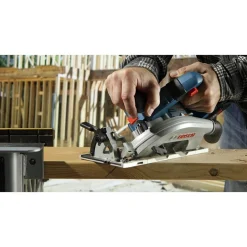 Factory Reconditioned Bosch 18V Brushless Lithium-Ion Blade-Left 6-1/2 in. Cordless Circular Saw (Tool Only)