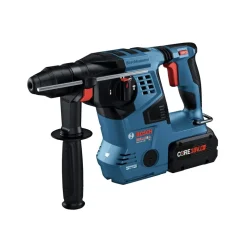 Factory Reconditioned Bosch 18V Brushless Connected-Ready SDS-Plus Bulldog Lithium-Ion 1-1/8 in. Cordless Rotary Hammer Kit with 2 Batteries (8 Ah)