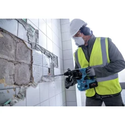 Factory Reconditioned Bosch 18V Brushless Connected-Ready SDS-Plus Bulldog Lithium-Ion 1-1/8 in. Cordless Rotary Hammer Kit with 2 Batteries (8 Ah)