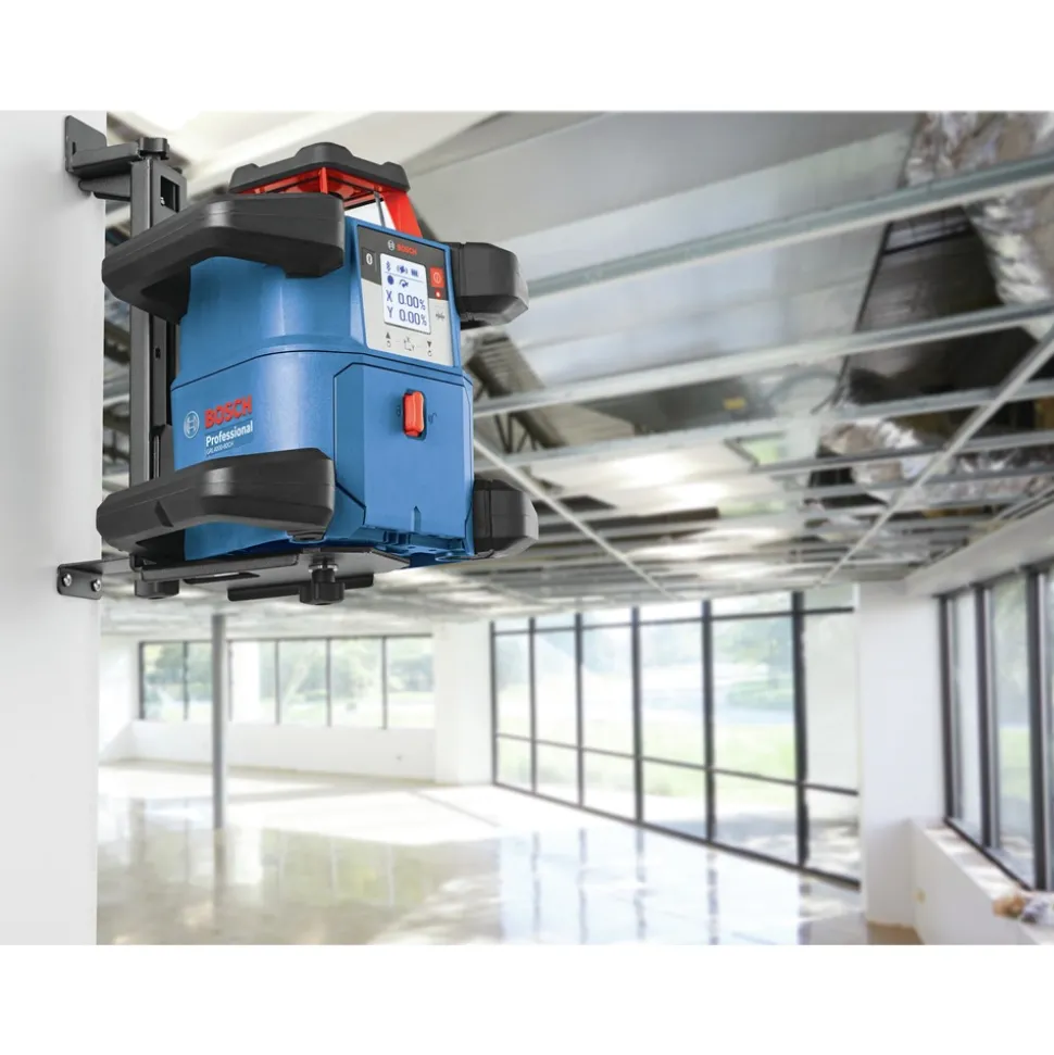 Factory Reconditioned Bosch 18V Lithium-Ion Cordless REVOLVE4000 Self-Leveling Horizontal Rotary Laser Kit (4 Ah)