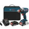 Factory Reconditioned Bosch 18V Brushless Lithium-Ion Socket Ready Cordless Impact Driver Kit (2 Ah)