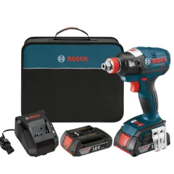 Factory Reconditioned Bosch 18V Brushless Lithium-Ion Socket Ready Cordless Impact Driver Kit (2 Ah)
