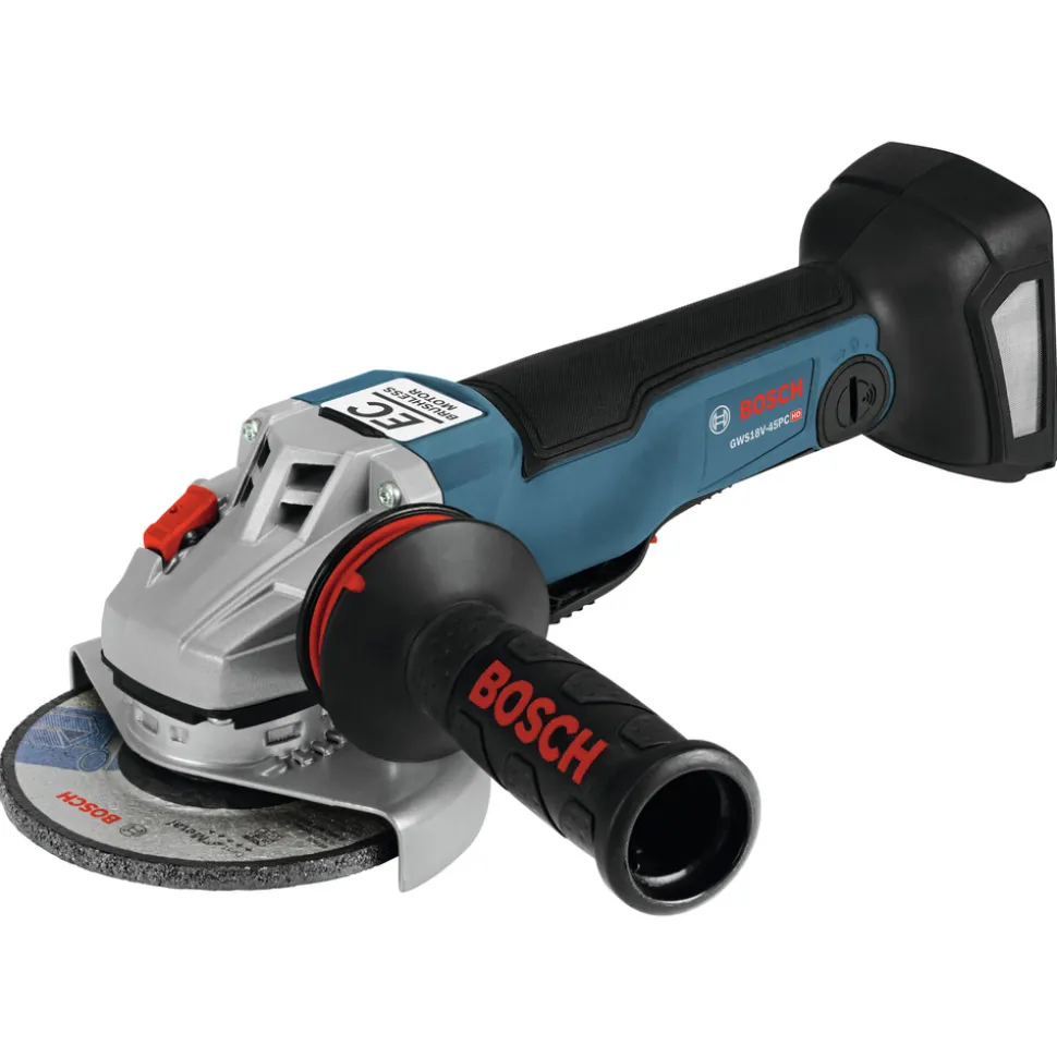 Factory Reconditioned Bosch 18V EC/4-1/2 in. Brushless Connected-Ready Angle Grinder with Paddle Switch (Tool Only)