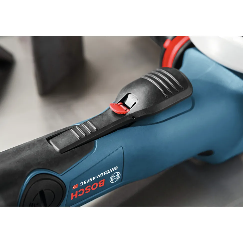 Factory Reconditioned Bosch 18V EC/4-1/2 in. Brushless Connected-Ready Angle Grinder with Paddle Switch (Tool Only)