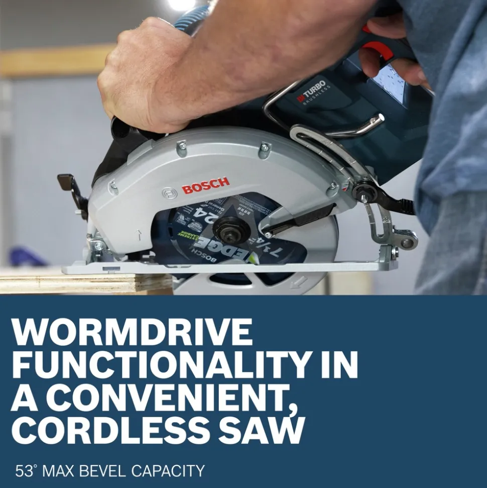 Factory Reconditioned Bosch 18V PROFACTOR Brushless 7-1/4 in. Rear Handle Cordless Circular Saw (Tool Only)