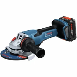 Factory Reconditioned Bosch 18V PROFACTOR Brushless Lithium-Ion 5 - 6 in. Cordless Angle Grinder Kit with Paddle Switch (8 Ah)