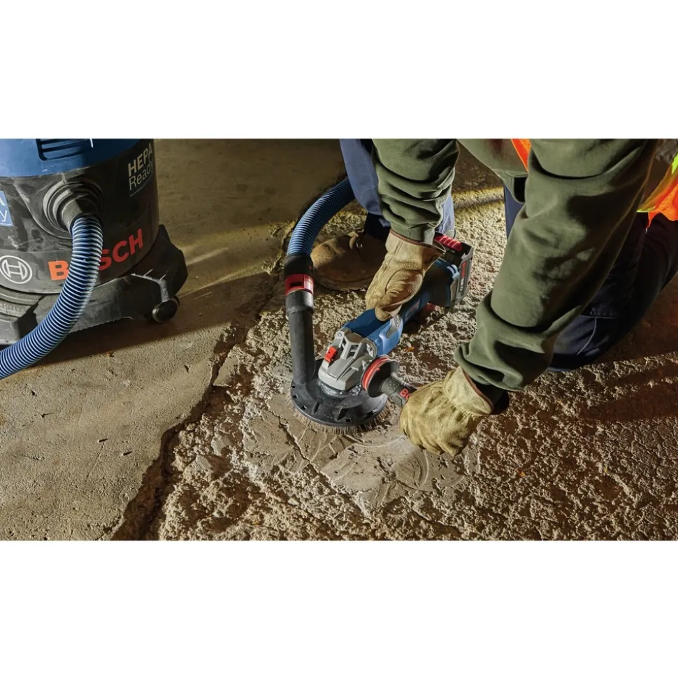 Factory Reconditioned Bosch 18V PROFACTOR Brushless Lithium-Ion 5 - 6 in. Cordless Angle Grinder Kit with Paddle Switch (8 Ah)
