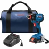Factory Reconditioned Bosch 18V Freak Lithium-Ion 1/4 in. and 1/2 in. Cordless Two-In-One Bit/Socket Impact Driver Kit (2 Ah)