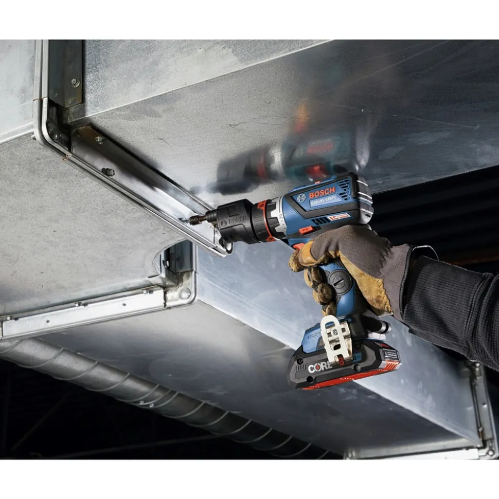 Factory Reconditioned Bosch 18V Brushless Lithium-Ion Cordless Starlock Oscillating Multi-Tool and Drill Driver Combo Kit with 2 Batteries (2 Ah/4 Ah)