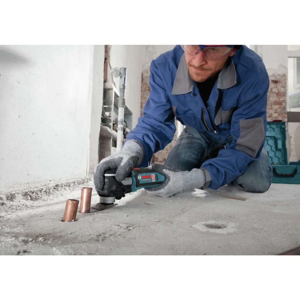 Factory Reconditioned Bosch 18V Brushless Lithium-Ion Cordless Starlock Oscillating Multi-Tool and Drill Driver Combo Kit with 2 Batteries (2 Ah/4 Ah)