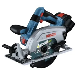 Factory Reconditioned Bosch 18V Brushless Blade-Left Lithium-Ion 6-1/2 in. Cordless Circular Saw Kit (4 Ah)