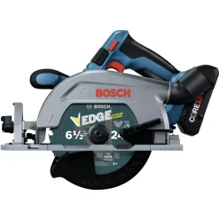 Factory Reconditioned Bosch 18V Brushless Blade-Left Lithium-Ion 6-1/2 in. Cordless Circular Saw Kit (4 Ah)