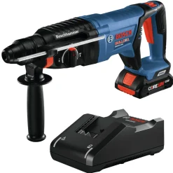 Factory Reconditioned Bosch 18V EC Brushless Lithium-Ion SDS-Plus Bulldog 1 in. Cordless Rotary Hammer Kit (4 Ah)
