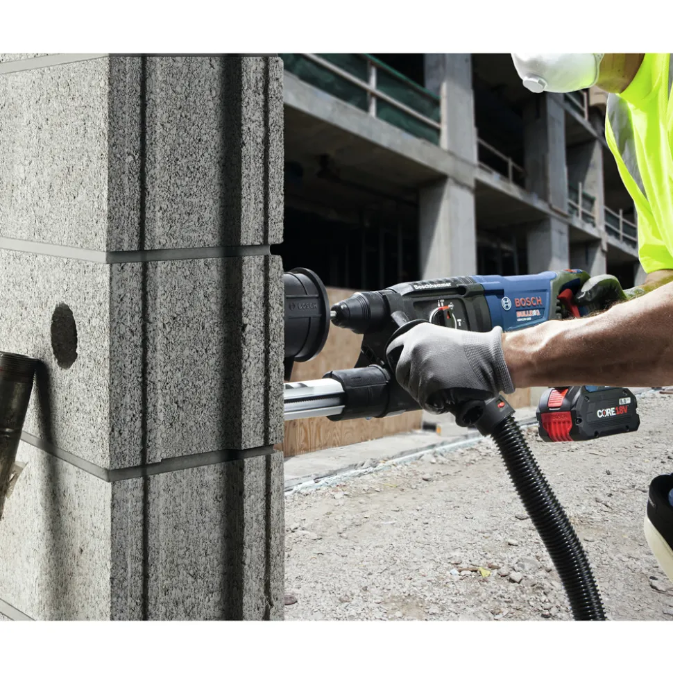 Factory Reconditioned Bosch 18V EC Brushless Lithium-Ion SDS-Plus Bulldog 1 in. Cordless Rotary Hammer Kit (4 Ah)