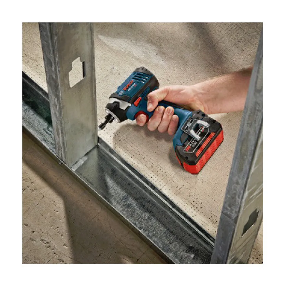 Factory Reconditioned Bosch 18V Lithium-Ion Compact Tough 1/4 in. Hex Impact Driver Kit