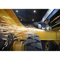 Factory Reconditioned Bosch 15 Amp 9 in. High Performance Corded Large Angle Grinder with No Lock-On Switch