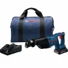 Factory Reconditioned Bosch 18V Lithium-Ion 1-1/8 in. Cordless D-Handle Reciprocating Saw Kit (4 Ah)