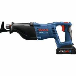 Factory Reconditioned Bosch 18V Lithium-Ion 1-1/8 in. Cordless D-Handle Reciprocating Saw Kit (4 Ah)
