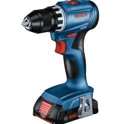 Factory Reconditioned Bosch 18V Lithium-Ion Brushless 1/2 in. Cordless Compact Drill Driver Kit with 2 Batteries (2 Ah)
