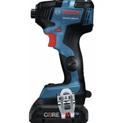 Factory Reconditioned Bosch 18V EC Brushless Lithium-Ion 1/4 In. Cordless Hex Impact Driver Kit with (2) 4 Ah Batteries